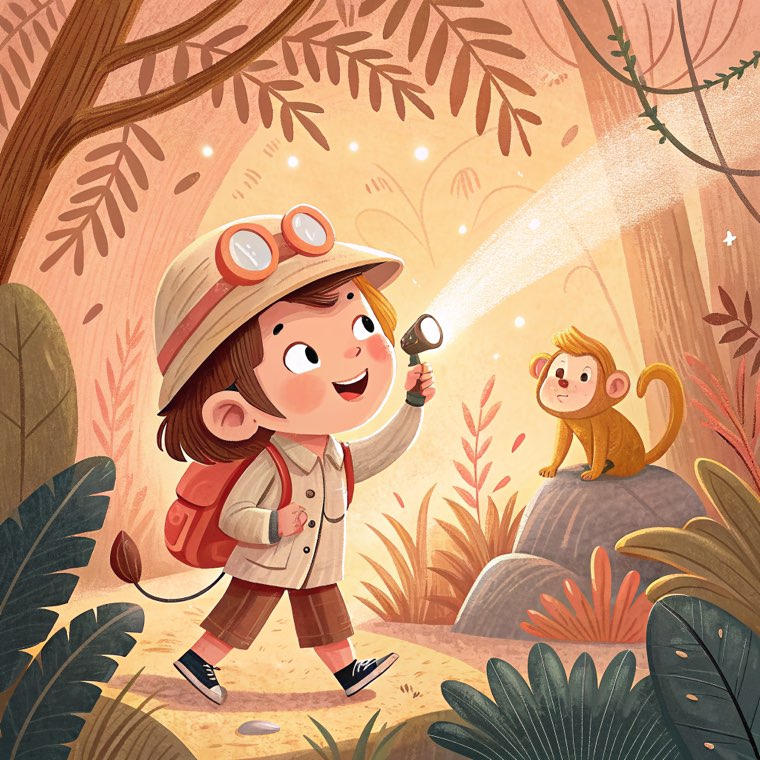 A child as the clear hero of their own adventure