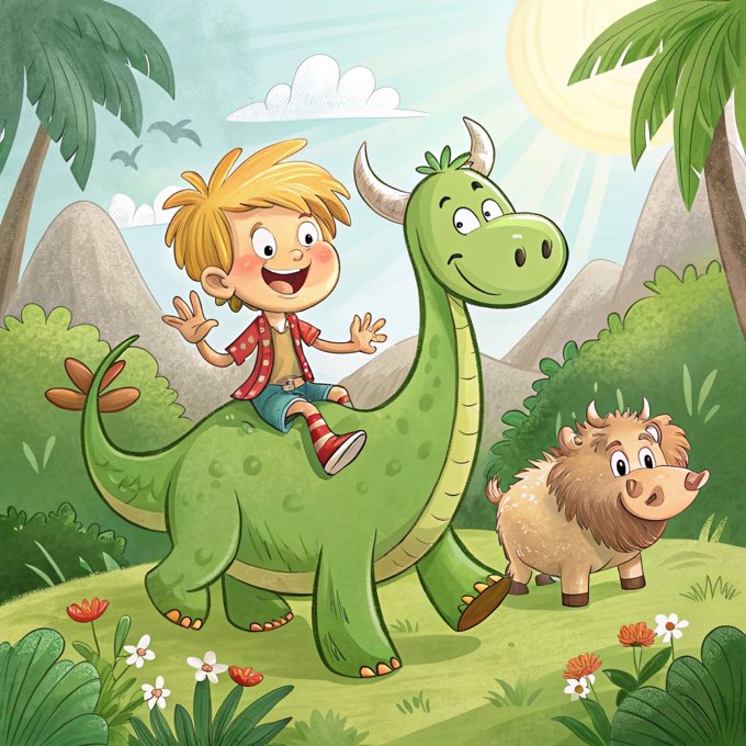A dinosaur rescue